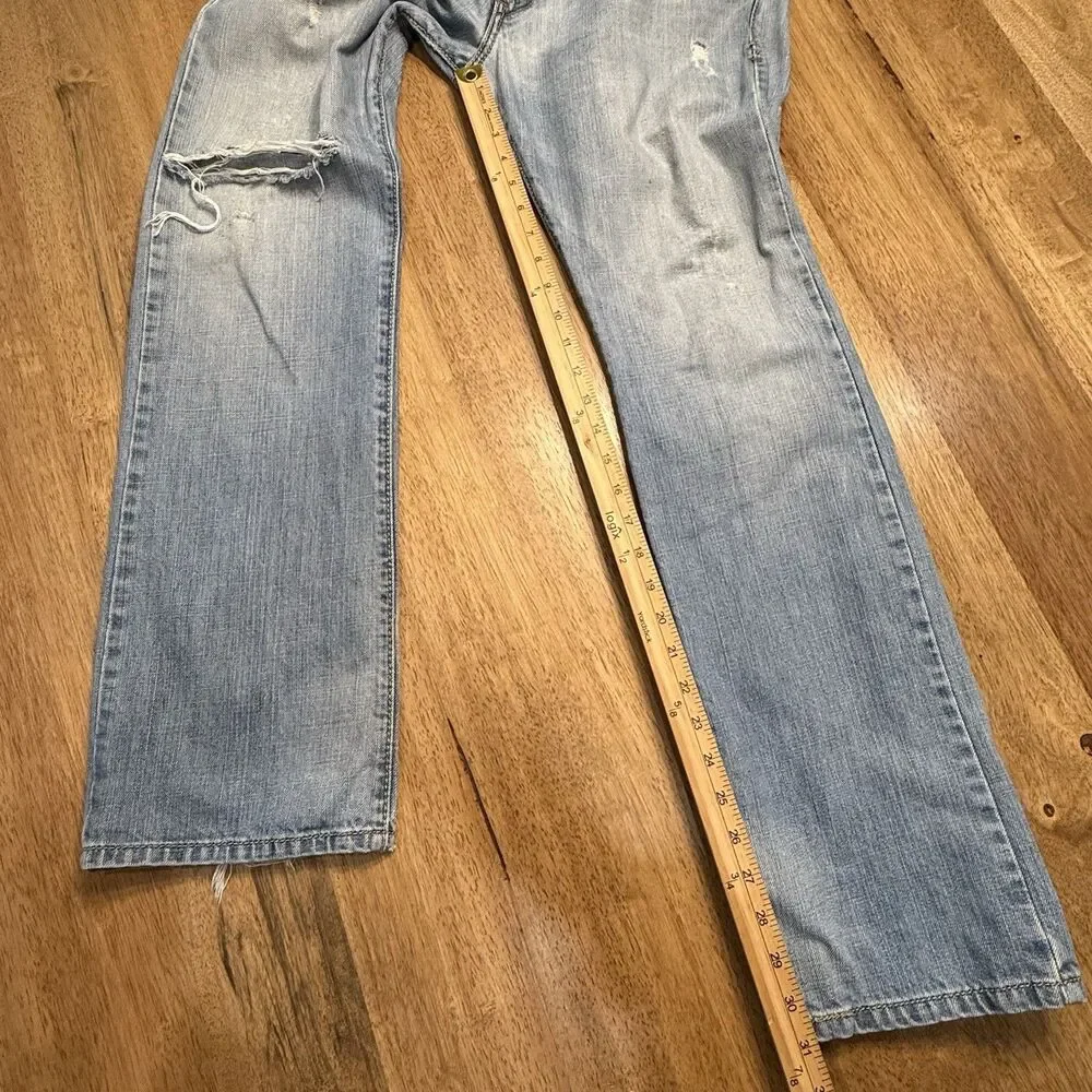 Vtg 90s Levi’s SilverTab Distressed 31x30 Great Pocket Grunge Skater Silver Tabs